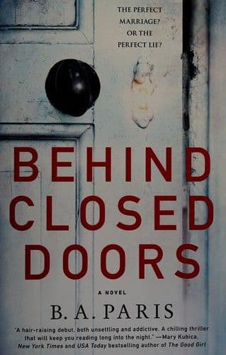Cover of Behind Closed Doors by B.A. Paris